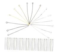 Hemobllo 500 pièces Head Pin Métal pour Fabrication de Bijoux Embout Boucle Doreille Breloque Bracelet DIY et Lisse de Multicolores