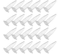 Hemobllo 500 pièces Tubes à Centrifuger avec Bouchons Tubes Expérimentation Plastique pour Laboratoire Fond Conique Étanches et Résistants pour Tests et Stockage Échantillons