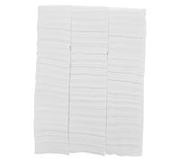 Hemobllo 500pièces Disques Coton Blanc Épais Pour Démaquillage Individuellement Emballées Lingettes De Nettoyage Du Visage Idéales Pour Maquillage Soins Peau