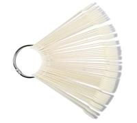 Hemobllo 50Pièces Bâtonnets Affichage Vernis à Ongles Nuancier Pratique pour Nail Art et Formation Accessoires Portables pour Pratiquer Manucure