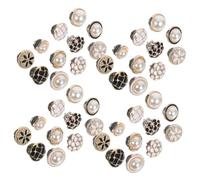 Hemobllo 55 Pièces Boutons Métalliques Décoratifs Vintage Sans Couture Pressions Détachables Rondes Plates pour Manteaux Chemises Fixations Antidérapantes Polyvalentes et Élégantes