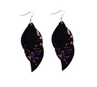 Hemobllo 5Paires Boucles Oreilles Cuir Multicouches pour Décoration Parfaites pour Toutes Occasions
