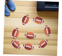 Hemobllo 6 Ensembles Football Hanging Garland Banner Durable Paper Bunting Decorations For Sports Birthday Parties And Rugby Events