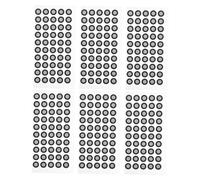 Hemobllo 6 feuilles Points de Marquage Réfléchissants pour Scanner Cibles de Positionnement Pratiques et