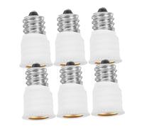 Hemobllo 6 pièces Adaptateur Douille pour Ampoule Lot de Conversion Facile de Support de Lampe Résistant Chaleur pour Chambre Salon Cuisine Bureau