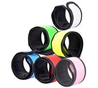 Hemobllo 6 Pièces Bracelets Lumineux LED Élastiques Colorés pour Fête Sécurité et Activités Extérieures Accessoires Réutilisables pour Garçon Fille et Adultes Rouge Jaune Bleu Vert Rose