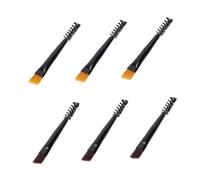 Hemobllo 6 pièces Brosse à Sourcils Double Tête Mini Portable avec Peigne et Brosse pour Modeler Séparer et Coiffer Sourcils Outil Pratique pour Maquillage et Salon