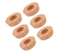 Hemobllo 6 Pièces Couvercles Liège pour Vase Hydroponique Trou Central Accessoires de Propagation pour Décorations de Fleurs