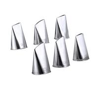 Hemobllo 6 pièces Douilles Pâtisserie Inox pour Décoration Gâteau Embouts de Poche à Douille Réutilisables Outils de Décoration pour Glaçage Accessoires pour Création de Fleurs et Motifs