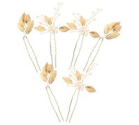 Hemobllo 6 pièces Épingles de Cheveux de Mariée Rhinestones Ensemble de Épingles à Cheveux Forme de Accessoires Élégants pour Bride Lors de Jour