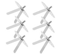 Hemobllo 6 pièces Filtre Inox Amovible pour Entonnoir Crépine Détachable Acier Inoxydable Tamis Remplaçable pour Usage Domestique Entretien Facile et Polyvalent