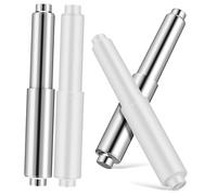 Hemobllo 6 pièces Flexible Toilet Roll Holder Rods Abs Adjustable Replacement Insert for Toilet Paper Roll and Set