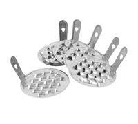 Hemobllo 6 pièces Grattoirs Inox Ustensiles Cuisine Ergonomiques pour Gratter Nouilles et Gelée de Haricots Portable et Facile à Nettoyer