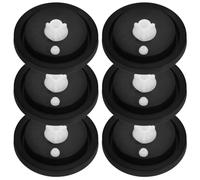 Hemobllo 6 Pièces Joint de Membrane pour Vanne de Capteur de Robinet, | Silicone et Plastique, Étanchéité Fiable, Contrôle D’eau, pour Urinoir et Maintenance Sanitaire