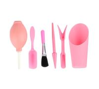 Hemobllo 6 pièces Kit d'Outils de Jardinage Compact et Ergonomique pour Plantes Grasses avec Pelle Seau Brosse et Souffleur pour Plantation et Transplantation