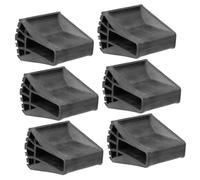 Hemobllo 6 pièces Lot de Antidérapants pour Échelle Patins Caoutchouc Stables et Protège-mobilier Faciles à Installer Accessoires Échelles Non Glissants Adaptés pour Escabeau et Usage