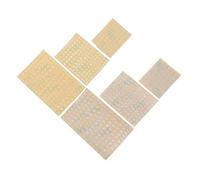 Hemobllo 6 pièces Lot de Autocollants DIY Lettres et Chiffres Adhésive Alphabet Pailleté Or et Autocollants Étanches pour Décoration Scrapbooking Ordinateurs Téléphones Bouteilles et