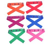 Hemobllo 6 pièces Lot de Bandeaux de Sport Absorbants pour Garçon Fille Bandeaux Karaté Ninja pour Entraînement et Déguisement