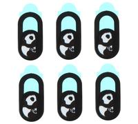 Hemobllo 6 pièces Lot de Cache Caméras Webcam Ultra Fins Protection Vie avec pour PC Portable Tablette et Smartphone Design Cartoon Panda Pratique