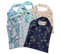 Hemobllo 6 pièces Lot de Courses Pliables Réutilisables Légers et Résistants pour Épicerie Snack et Usage Quotidien Design Simple Polyvalent