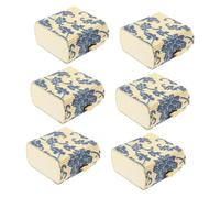 Hemobllo 6 Pièces Lot de Petites Boîtes de Rangement Bambou avec Rideaux Miniatures Coffrets Trousseaux Décoratifs pour Bijoux et Trésors Organisateurs Compacts pour Accessoires