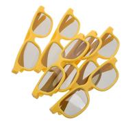 Hemobllo 6 pièces Lot Lunettes Garçon Fille Plastique Robustes et Légères pour Cinéma École et Maison Accessoires pour Visionnage Polyvalents