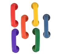 Hemobllo 6 pièces Lot Téléphones Plastique Colorés Pour Garçon Fille Récepteurs À Chuchotement Outils De Thérapie Parole Modèles Solides Et Lavables Pour Classe
