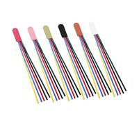 Hemobllo 6 pièces Marque-pages Rubans PU Cuir Colorés pour Lecture Bible Lot Faciles à Utiliser pour Femmes Accessoires de Lecture Polyvalents