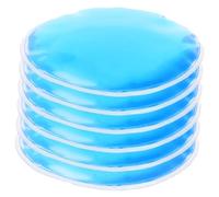 Hemobllo 6 Pièces Masque Oculaire Rafraîchissant Masque Pour Yeux à Patch Glacé Relaxant Pour Yeux Aux Fruits Ronds Confortables