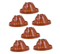 Hemobllo 6 pièces Modèle Miniature pour kit Scientifique éducatif Modèle réaliste pour expériences d’éruptions volcaniques Accessoires compacts pour Apprentissage Pratique