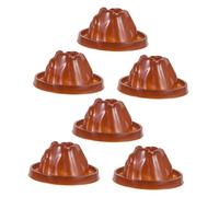 Hemobllo 6 pièces Modèle Volcanique Éducatif Décoratif Base et Coque Réaliste pour Projet Scientifique DIY Figurines Compactes pour Expérience Pédagogique