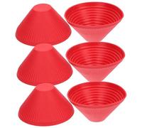 Hemobllo 6 pièces Ouvre Bocal Silicone Antidérapant Protection Thermique Ouvre Bouteille Multifonction Caoutchouc Réutilisable pour Cuisine Aide Mains Faibles et Effort Réduit