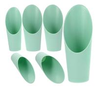 Hemobllo 6 pièces Pelle Jardin Garçon Fille Petit Outils Jardinage Spatule Planting Soil Scoop pour Bonsaï et Plantes Pot Vert Nordique