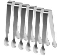 Hemobllo 6 pièces Pinces à Sucre Mini Pinces de Service Polyvalentes pour Glaçons Apéritifs et Desserts Légères et Compactes pour Cuisine Bar et Fête