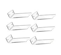 Hemobllo 6 Pièces présentoir de pour monté Rester Afficher Petit Etagere Sneakers Sneaker Shelf Shoe Display présentoir à Chaussures Transparent Porte-Chaussures Flottant Acrylique