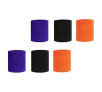 Hemobllo 6 Pièces Protège-Poignets Serviette Absorbante Respirante | Latex Soie Élastique Polyester Coton, Usage Baseball Couleur Aléatoire