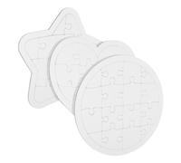 Hemobllo 6 pièces Puzzle Vierge à Colorier et Voitures DIY Créatif Papier pour Garçon Fille Développement de Limagination et Motricité Fine Puzzle Dessin Facile à Assembler
