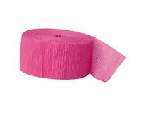 Hemobllo 6 pièces Rubans Papier Crépon pour Décorations de Fête Roll Rouge Rose Jaune Bleu Vert pour Anniversaires Mariages et Festivals
