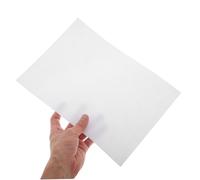 Hemobllo 6 Pièces Stabilisateur de Broderie Soluble Eau Autocollant Non Tissé Blanc pour Broderie Manuelle et Machine Diy Patron Dissolvable