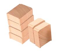 Hemobllo 6 pièces Supports de Pont Bois pour Trains de Élévateurs pour Pistes de Train Accessoires de Chemin de Bois pour Créer des Ponts et Élevés