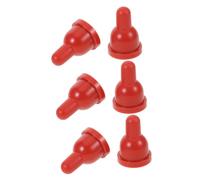 Hemobllo 6 Pièces Tétines de Remplacement pour Chèvres Caoutchouc Souple Mamelons Allaitement pour Agneaux et Chevreaux Accessoires Alimentation pour Petits Ruminants et Élevage