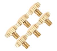 Hemobllo 6 Pièces Vis en Laiton pour Support Pupitre et Pince Téléphone Portable, Fixation Stable et Prise Antidérapante, pour Musiciens en Sessions D’enregistrement