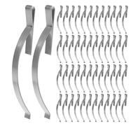 Hemobllo 60 Clips de Fixation en Acier Inoxydable 5,7 Cm pour Moustiquaire de Fenêtre, Ressorts de Tension Robustes, Clips de Réparation pour Écran Coulissant et Cadre Fixe, Usage Habitat