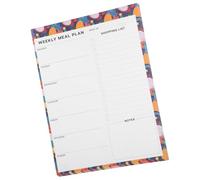 Hemobllo 60 feuilles Planificateur Magnétique de Repas Hebdomadaire avec Bloc Notes Aimanté pour Frigo Organiseur et de Courses pour Planification Alimentaire
