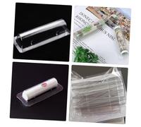 Hemobllo 60 pièces Pochette Transparente pour Soin des Lèvres avec Fenêtre Visible Boîte Portable et Légère pour Cartes et DIY Organisateur Multifonctionnel et Pratique