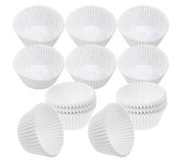 Hemobllo 600 Pièces Caissettes Cupcake Papier Blanc Antiadhésif Résistantes Graisse pour Muffins et Gâteaux Anniversaire Mariage