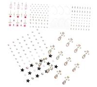 Hemobllo 6feuilles Lot Autocollants Pour Visage Décorations De Maquillage Pours Yeux Corps Autocollants Diy Pours Occasions Spéciales