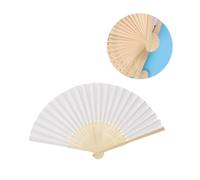 Hemobllo 6pièces Éventails Pliants Blancs Vierges De Style Chinois Lot Pour Loisirs Créatifs Peinture Soi-même