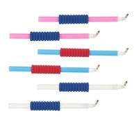 Hemobllo 6pièces Stylo Adhésif à Strass avec Tête Courbée Stylo Artisanal pour Application Rapide de Diamants Outil Ergonomique pour Bricolage et Décoration Couleur Couleur Aléatoire