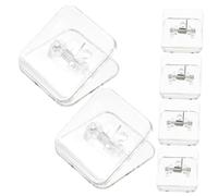 Hemobllo 6pièces Support De Mur Transparent pour Chien Clips Adhésifs pour Mat Pad De Canines pour Entraînement Propreté